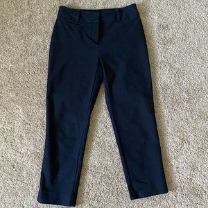 LOFT Black Curvy Riviera Pants